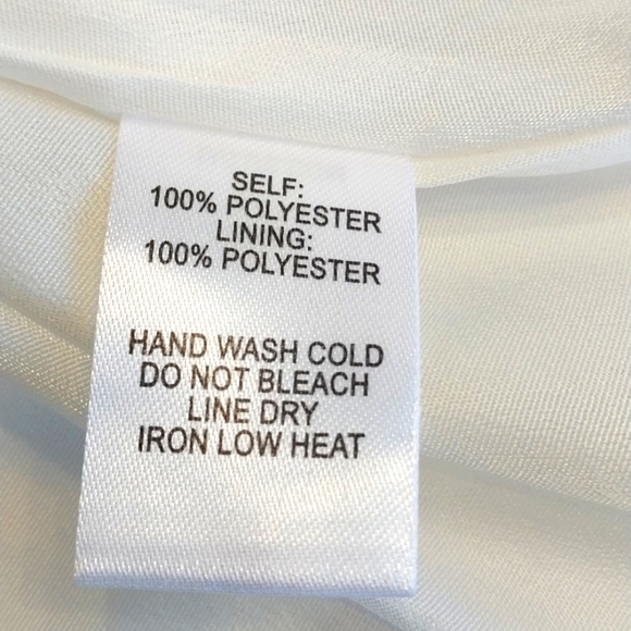 Lulus NWT Women's XS Wildflower Floral Print Tie-Strap Mini Dress White Multi - Picture 10 of 11